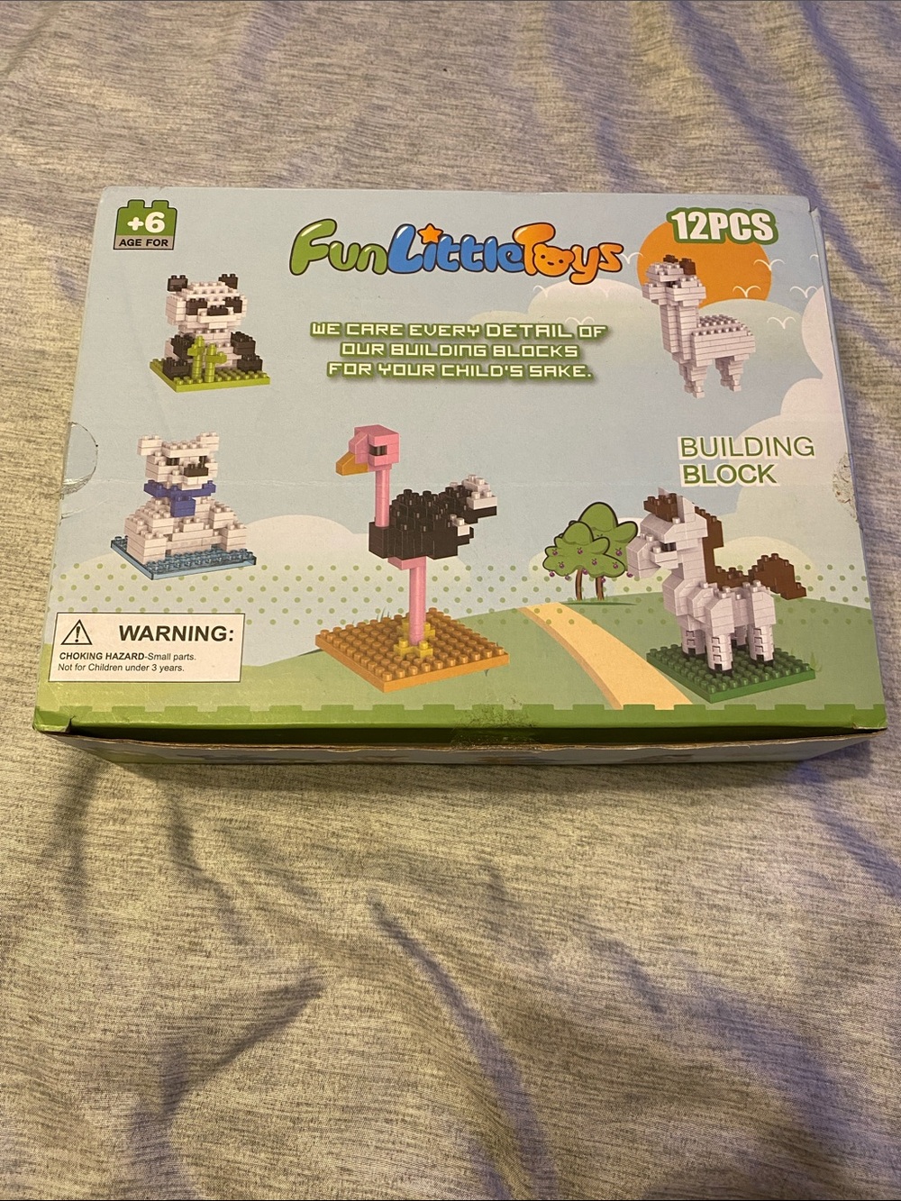 Fun Little Toys Building Blocks 12 Individual Boxes Included Inside NEW